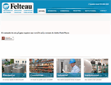 Tablet Screenshot of felteau.qc.ca